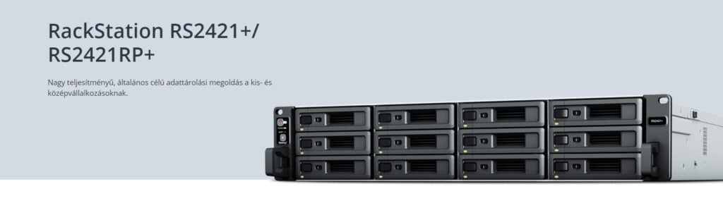 A SYNOLOGY BEMUTATTA AZ ÚJ, 12-LEMEZES RACKSTATION RS2421+ ÉS RS2421RP+ KÉSZÜLÉKEKET