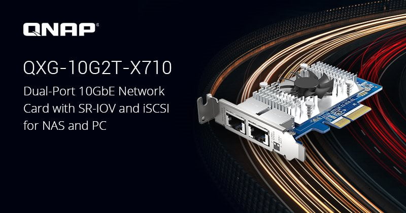 A QNAP BEMUTATJA A LEGÚJABB KÉTPORTOS 10 GBE HÁLÓZATI KÁRTYÁJÁT SR-IOV ÉS ISCSI KÉPESSÉGEKKEL