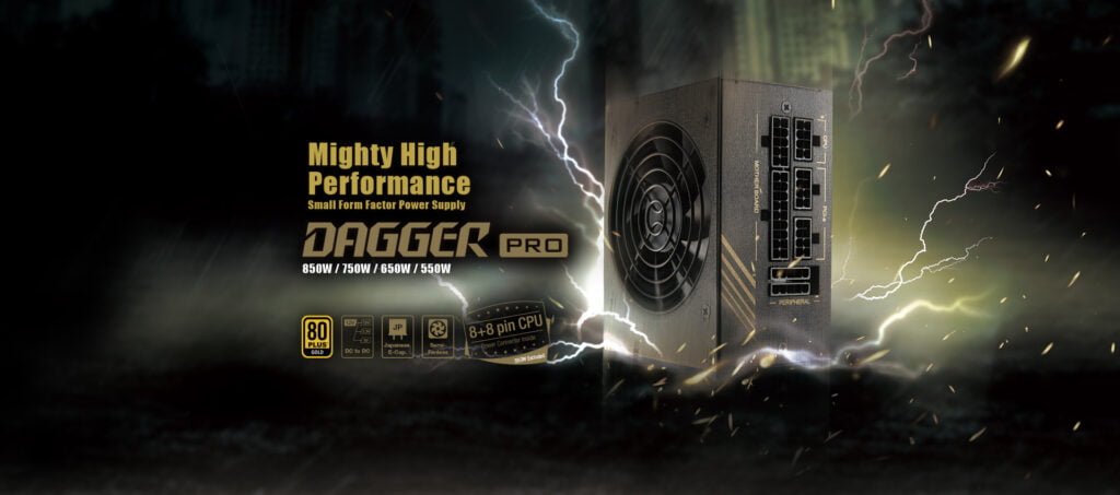 AZ FSP BEMUTATTA A DAGGER PRO SFX 750W/850W TÁPEGYSÉGEIT