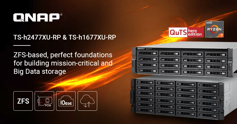 A QNAP 16- ÉS 24-LEMEZES, NAGY KAPACITÁSÚ MODELLEKKEL BŐVÍTI TS-HX77XU NAS SOROZATÁT