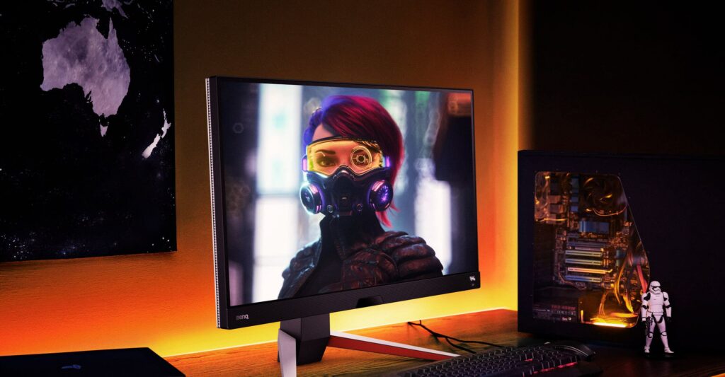 A BENQ BEMUTATTA A 165 HZ-ES MOBIUZ EX2710Q GAMER MONITORT