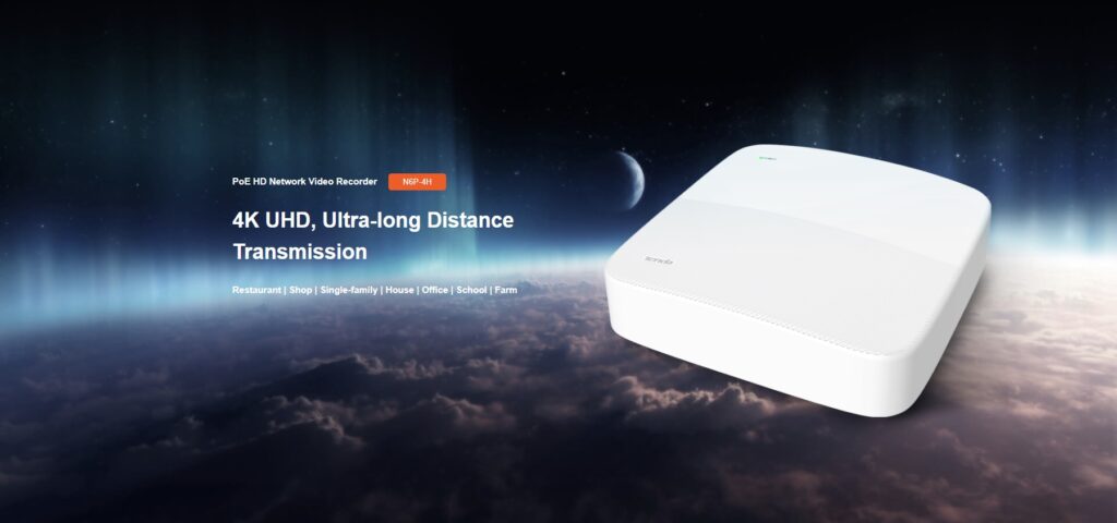 A TENDA BEMUTATTA A 4K UHD TÁMOGATÁSÚ, ULTRA NAGY TÁVOLSÁGÚ POE HD HÁLÓZATI VIDEÓRÖGZÍTŐ RENDSZERÉT