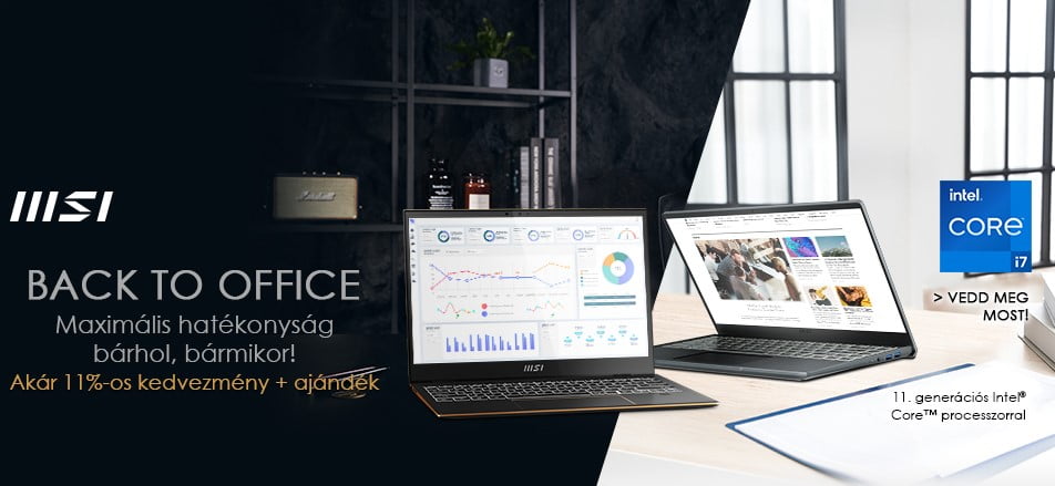 ELINDULT AZ MSI BACK TO OFFICE KAMPÁNYA