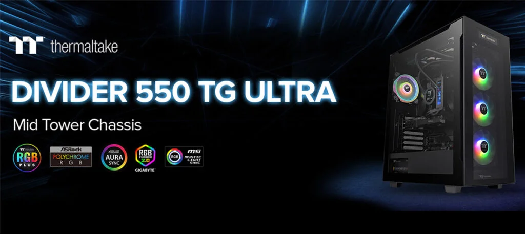 A THERMALTAKE BEMUTATJA A DIVIDER 550 TG ULTRA TORONYHÁZAT