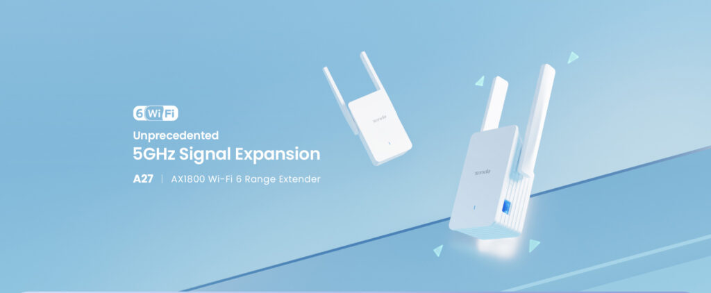 NÖVELD EGYSZERŰEN A WIFI HÁLÓZATOD LEFEDETTSÉGÉT A TENDA A27 WIFI 6 JELERŐSÍTŐVEL!