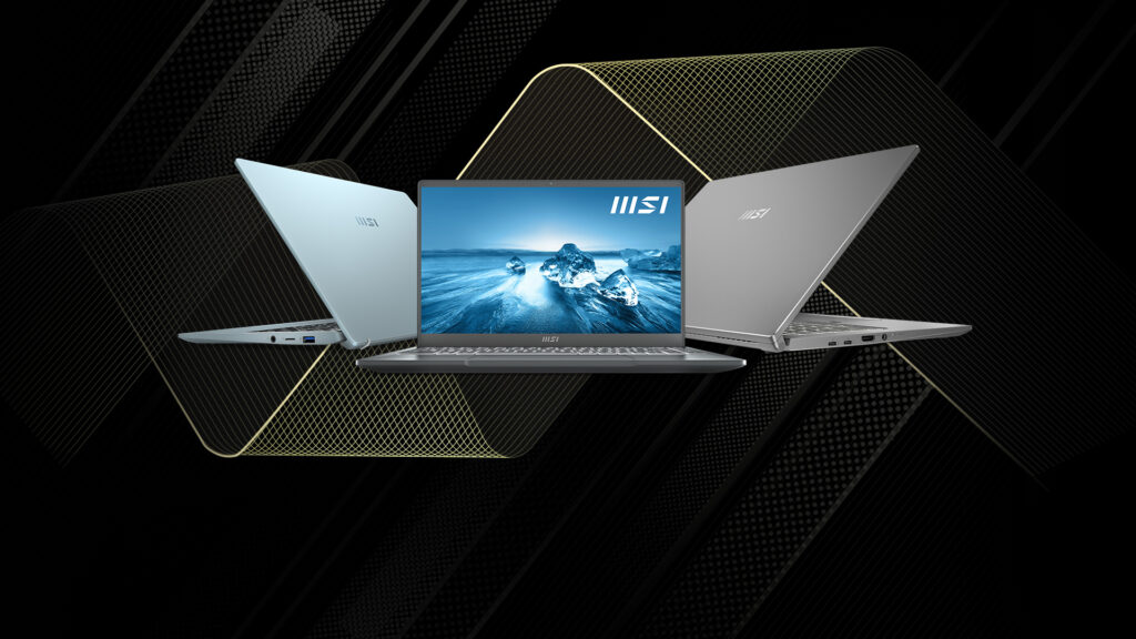 AZ MSI ÚJ ÜZLETI ÉS PRODUKTIVITÁSRA SZÁNT LAPTOPOKAT MUTAT BE 12. GENERÁCIÓS INTEL® CORE™ PROCESSZOROKKAL