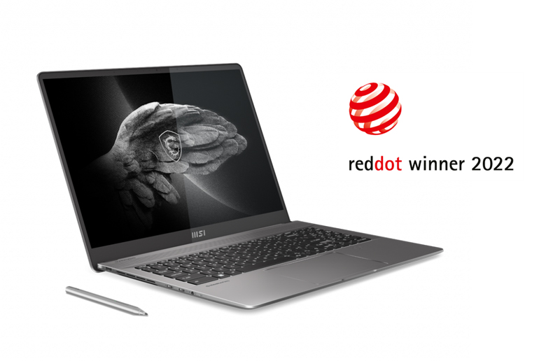 AZ MSI LEGÚJABB LAPTOPJAI RED DOT DESIGN KITÜNTETÉSBEN RÉSZESÜLTEK