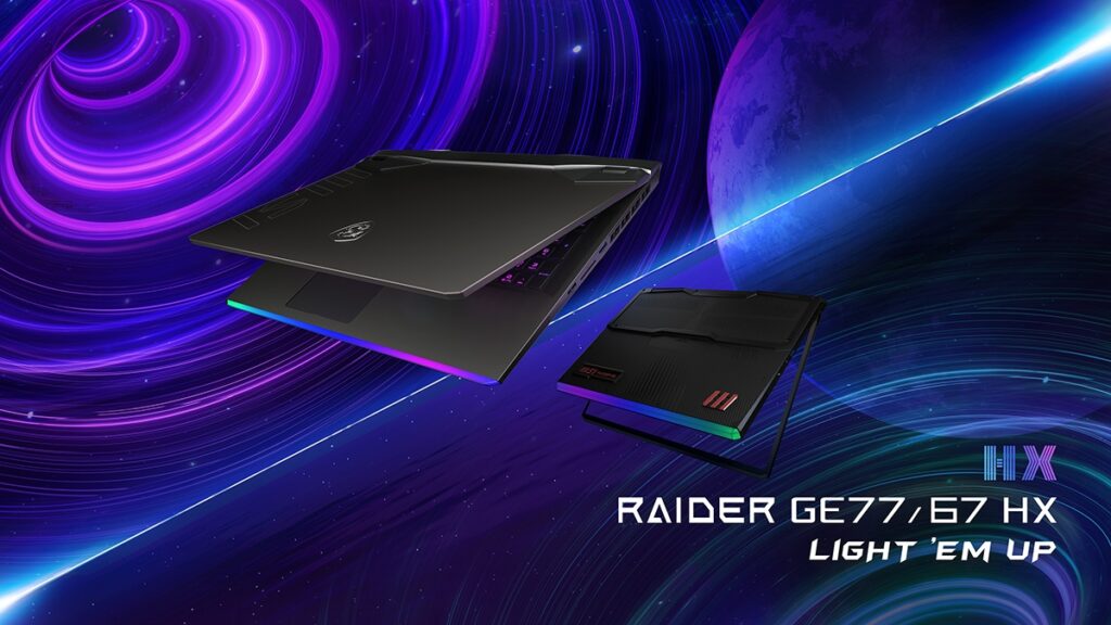 ÉRD EL A CSÚCSTELJESÍTMÉNYT AZ MSI RAIDER GE HX-SOROZATÚ LAPTOPPAL!