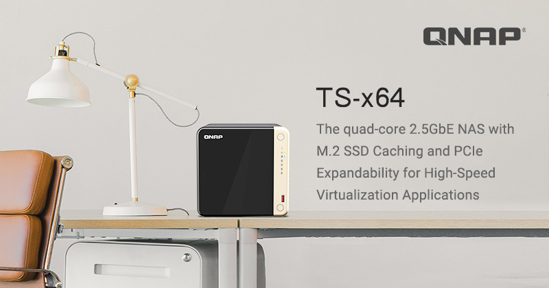 QNAP BEMUTATTA AZ INTEL® CELERON® NÉGYMAGOS PROCESSZOROKKAL FELSZERELT, ÚJ TS-X64 2,5 GBE NAS-RENDSZERT