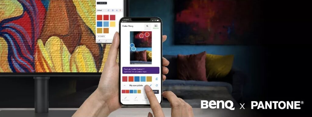 A BENQ ÉS A PANTONE KIBŐVÍTI A PARTNERKAPCSOLATÁT, HOGY EXKLUZÍV DIGITÁLIS SZÍNÉLMÉNYT NYÚJTSON AZ ALKOTÓKNAK
