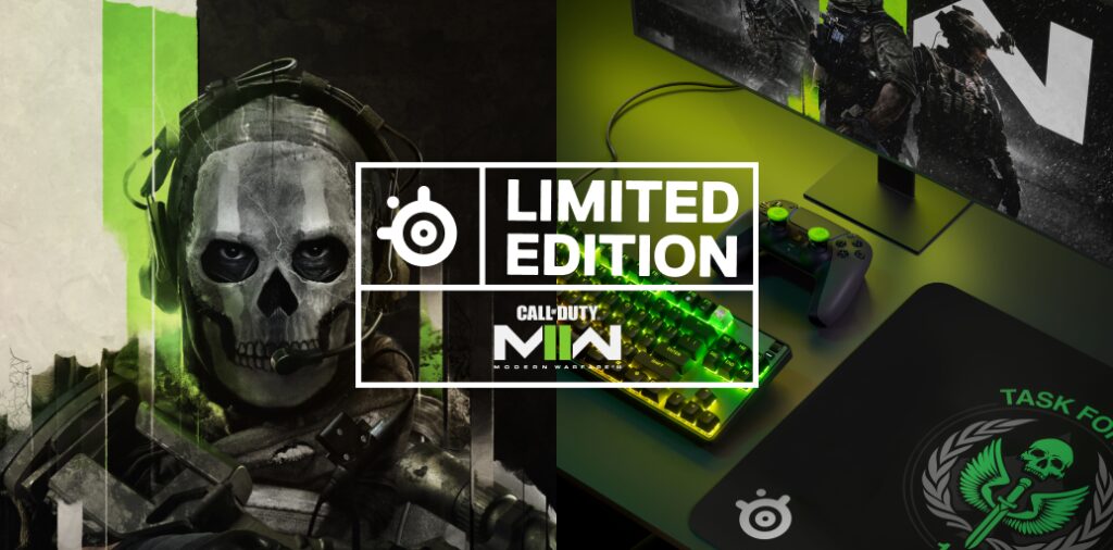 A STEELSERIES ÉS A KONTROLFREEK BEMUTATJA LIMITÁLT KIADÁSÚ CALL OF DUTY®: MODERN WARFARE® II KOLLEKCIÓJÁT