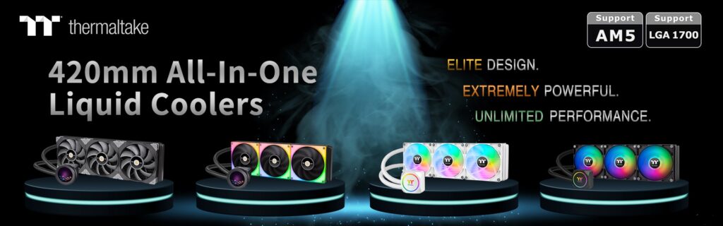 MEGJELENTEK A THERMALTAKE ÚJ 420 MM-ES ALL-IN-ONE FOLYADÉKHŰTÉSEI
