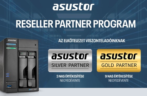 AZ ASUSTOR PROFESSZIONÁLIS TÁMOGATÓI PROGRAMOT HIRDETETT