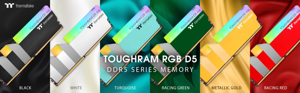 A THERMALTAKE BEJELENTETTE ÚJ TOUGHRAM RGB D5 DDR5-MEMÓRIÁJÁT 6 KÜLÖNBÖZŐ SZÍNVÁLTOZATBAN