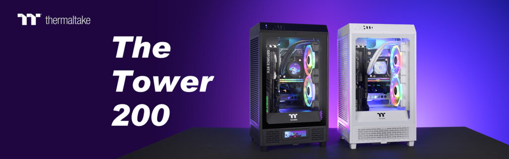 A THERMALTAKE BEJELENTETTE A THE TOWER 200 MINI TORONYHÁZAT, AMELY TÁMOGATJA A 4090 GPU-KAT IS