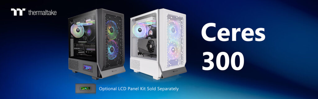 MÁR MEGVÁSÁROLHATÓ A THERMALTAKE CERES 300 TG ARGB KÖZEPES TORONYHÁZ