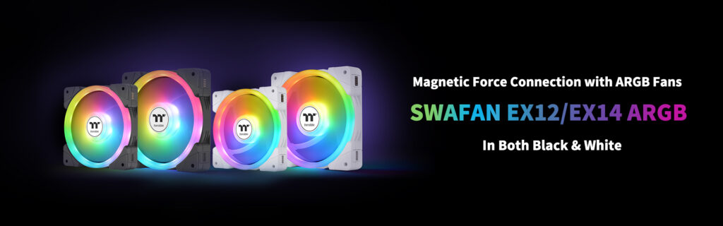 A THERMALTAKE BEMUTATJA A SWAFAN EX12/EX14 ARGB PC-VENTILÁTORT
