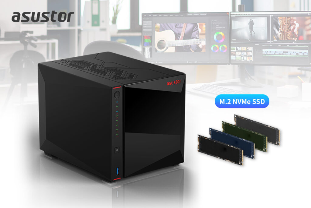 AZ ASUSTOR NAS-OK MOSTANTÓL MÁR 18 SSD-MÁRKÁVAL IS KOMPATIBILISEK