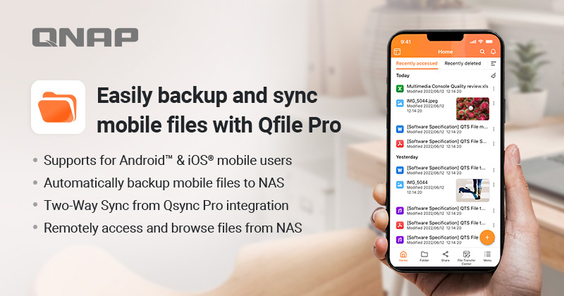 A QNAP FRISSÍTETTE A QFILE PRO MOBILALKALMAZÁST