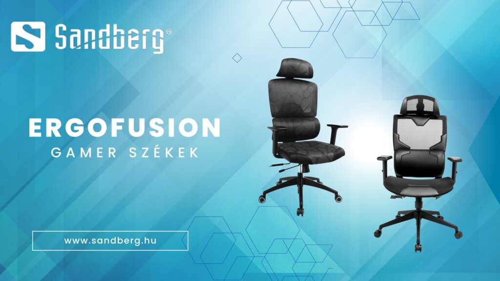 A SANDBERG BEMUTATTA ERGOFUSION GAMER SZÉKEIT