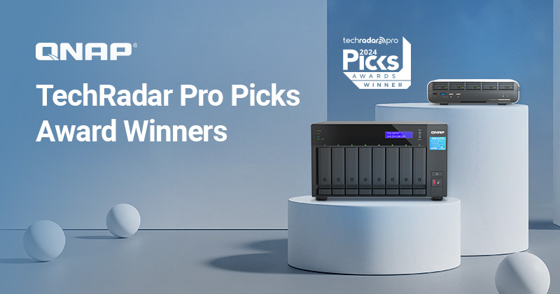 A QNAP TBS-H574TX ÉS TVS-H874T ELNYERTE A CES 2024 PICKS AWARDOT A TECHRADAR PRÓTÓL