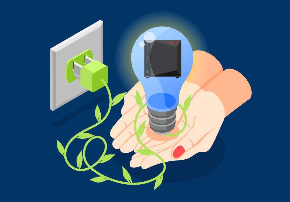 ENERGIATAKARÉKOSSÁG AZ ASUSTOR-RAL!