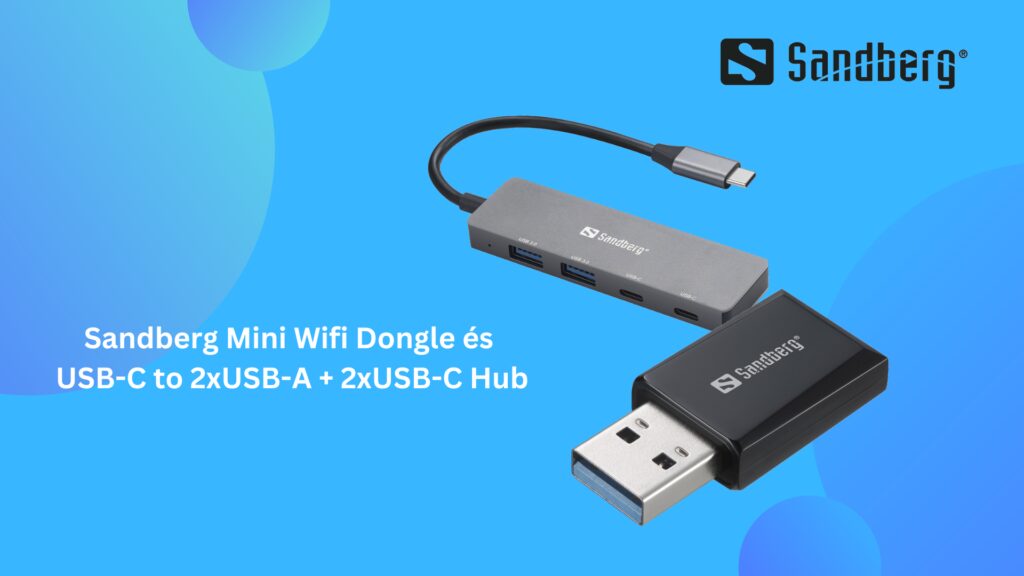 MEGAERŐS WIFI EGY KOMPAKT ADAPTERBEN ÉS EGY SOKOLDALÚ USB HUB