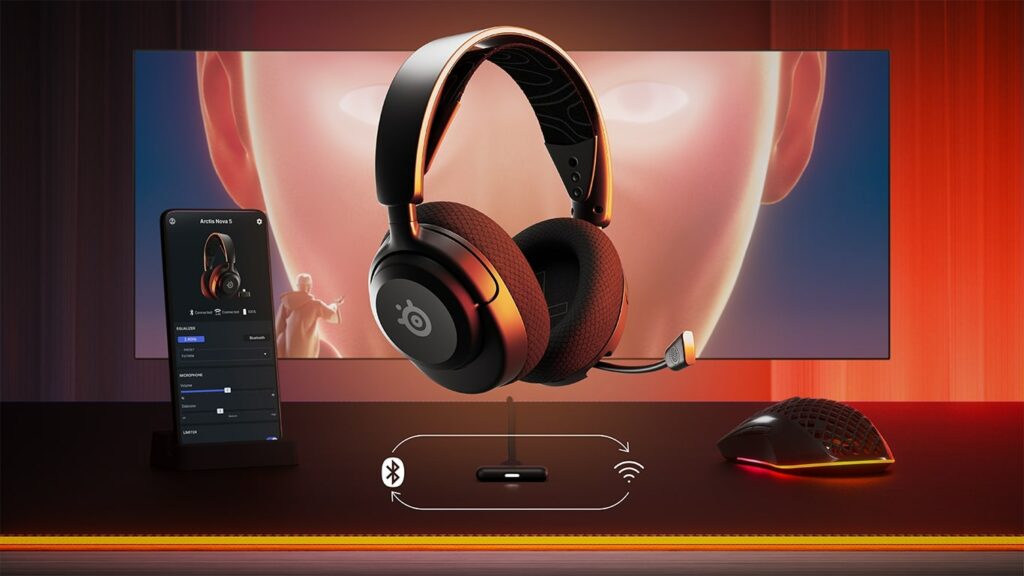 A STEELSERIES BEMUTATJA A 100-NÁL TÖBB JÁTÉK-SPECIFIKUS HANGPROFILLAL ÉRKEZŐ ARCTIS NOVA 5-ÖT ÉS A COMPANION APPOT