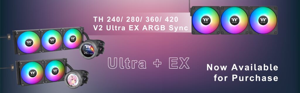 A THERMALTAKE BEMUTATJA A TH V2 ULTRA EX ARGB SYNC AIO-KAT FEJLETT MAGFORCE 2.0 DIZÁJNNAL