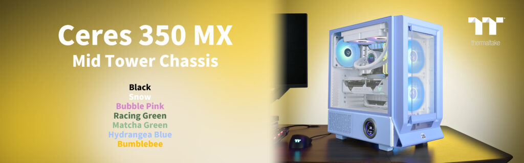 A THERMALTAKE BEJELENTETTE A CTE E550 TG ÉS A CERES 350 MX KÖZEPES KIALAKÍTÁSÚ TORONYHÁZAKAT