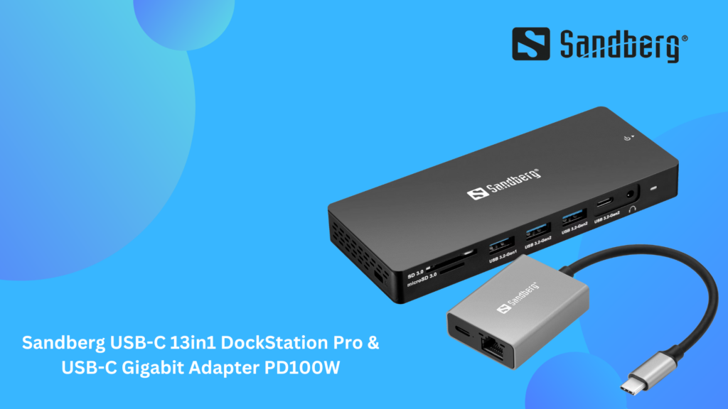 LÉGY PRODUKTÍVABB A SANDBERG LEGÚJABB USB-C DOKKOLÓIVAL!