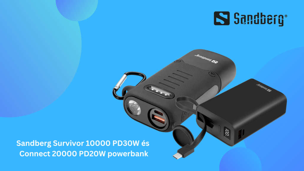 EXTRA LÖKET A HÉTKÖZNAPOKRA – ISMERD MEG SANDBERG ÚJ POWERBANKJEIT!
