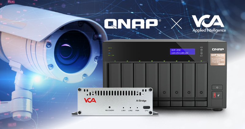 A QNAP EGYÜTTMŰKÖDIK A VCA TECHNOLOGYVAL, HOGY EGY KÖLTSÉGHATÉKONY ÉS SOKOLDALÚ AI INTELLIGENS FELÜGYELETI MEGOLDÁST VEZESSEN BE