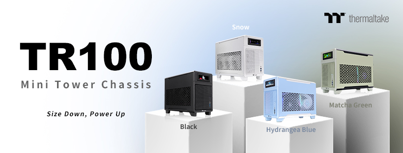 A THERMALTAKE BEMUTATJA AZ INNOVATÍV, UTAZÁSRA TERVEZETT TR100 PC-TORONYHÁZAT, AMI ÚJRADEFINIÁLJA A HORDOZHATÓ GAMINGET