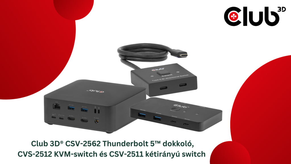 A CLUB 3D BEMUTATJA LEGÚJABB TERMÉKEIT