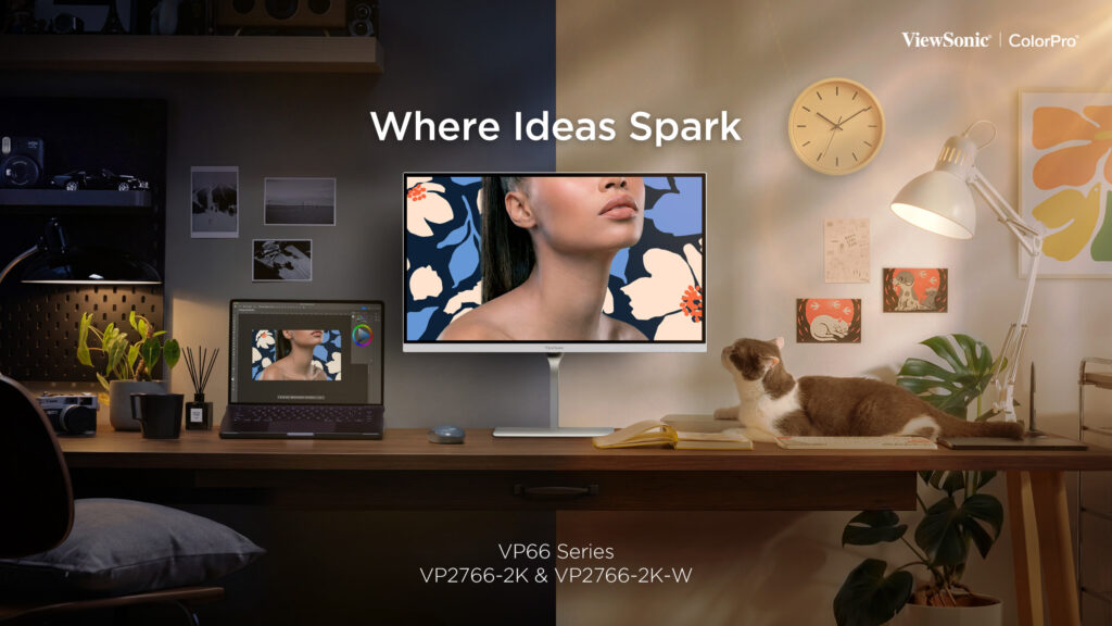 A VIEWSONIC BEMUTATJA AZ ÚJ, VP66 SOROZATÚ MONITOROKAT PANTONE®-VALIDÁLT SZÍNEKKEL OTTHONI TARTALOMGYÁRTÓKNAK